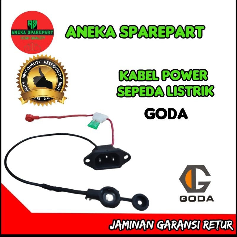 kabel power/kabel aki sepeda listrik goda