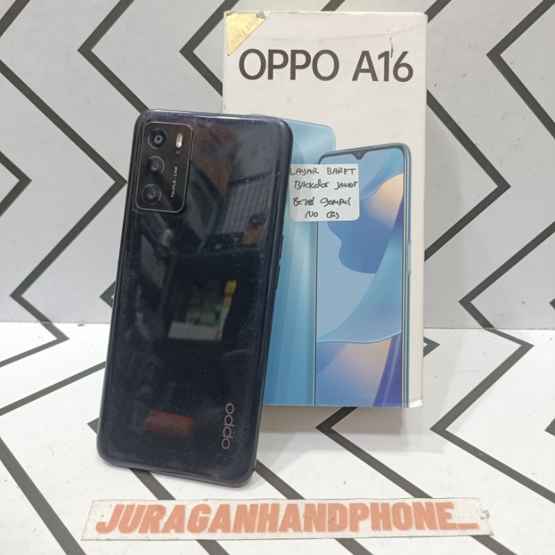 Oppo A16 Ram 3/32GB Hp Second Bekas - Langsung Cek Deskripsi