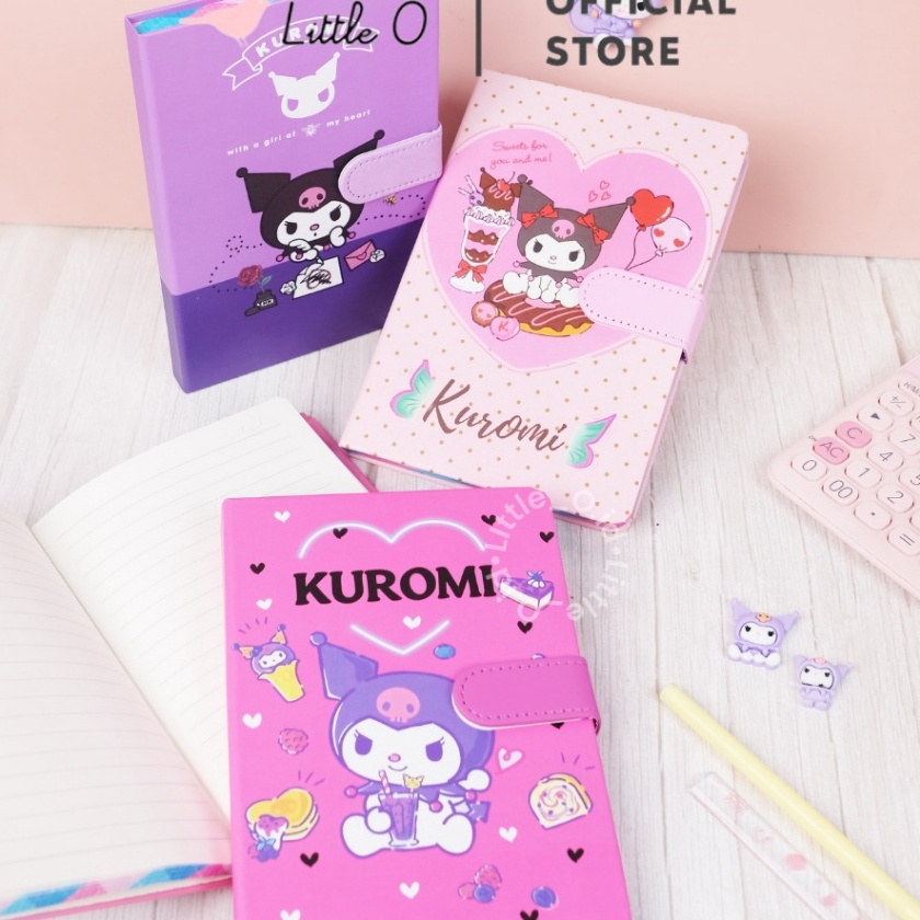 

FG2 A5 Notebook Cinnamorol Kuromi Diary Magnetic Buku Tulis Buku Bergaris Notes Buku Catatan