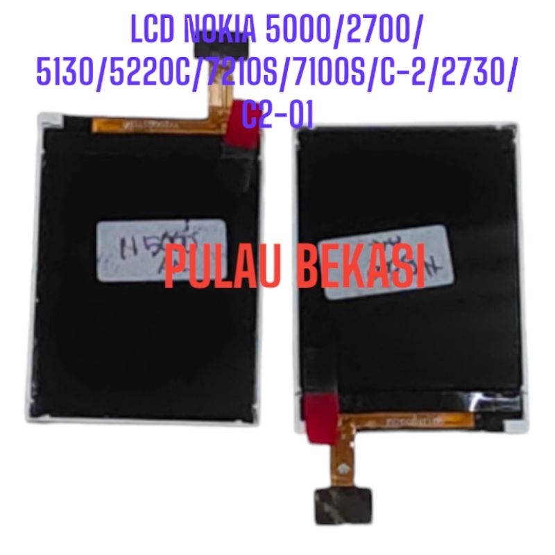 LCD ONLY NOKIA 2700 / 2730 / 5000 / 5130 / 5220C / 7100S / 7210S / C2 / C2-01 - LCD NOKIA 5000 ORIGI