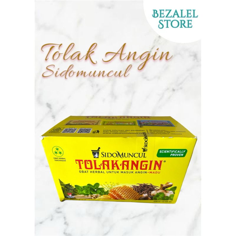 

[Bezalel Store] Tolak Angin Sidomuncul 1 Box (12 Sachet)