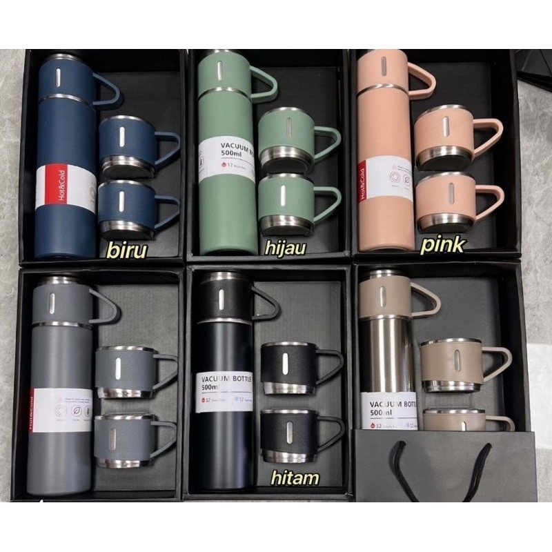 Termos Sultan Termos Vacuum Flask Gift Set Box Hampers Botol Minum