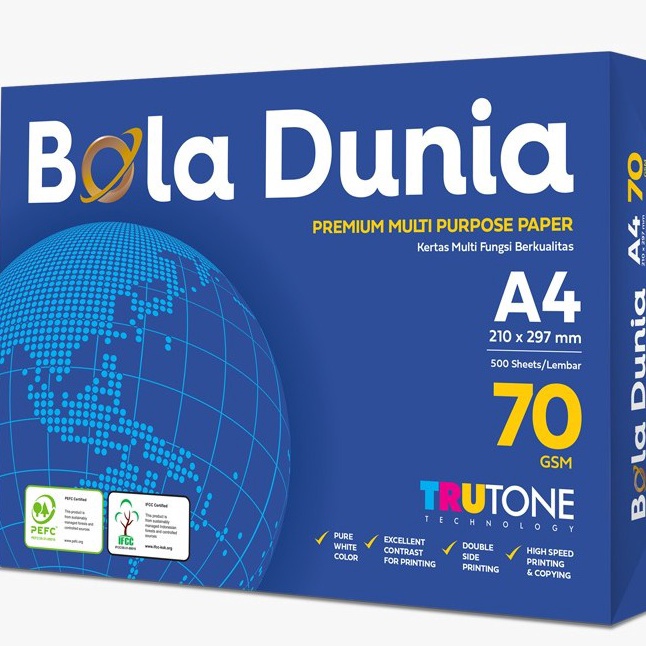 

Tawaran HOT ITEM BOLADUNIA FC 7GR A4 21X297