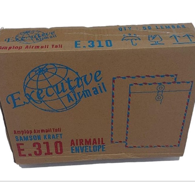 

Extra Amplop Coklat Tali Folio Airmail Executive 31 1 box