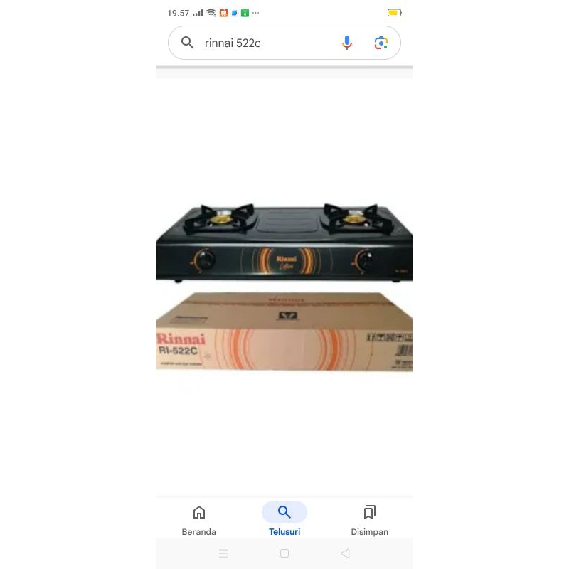 kompor Rinai RI 522c