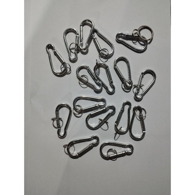 Carabiner kecil/karbiner gantungan kunci almunium