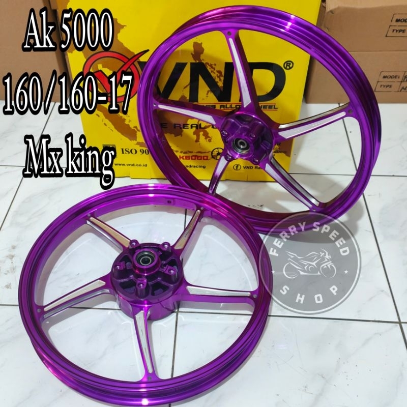 Velg Ak 5000 160/160-17 Mx king / Pelek Racing Vnd Ak 5000 Mx king