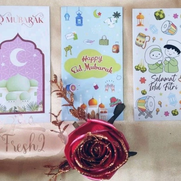 

FG2 5 PCS AMPLOP LEBARAN PANJANG IMPORT ANGPAO LEBARAN