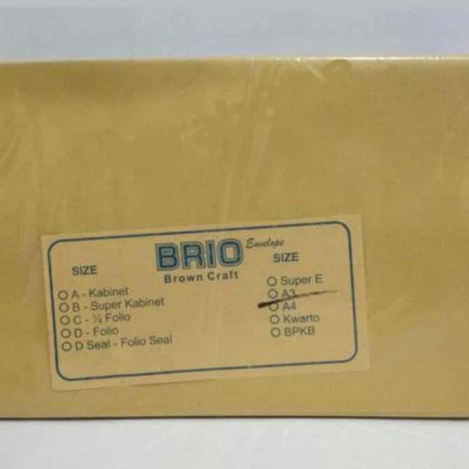 

KI3 Amplop Coklat A4Amplop Coklat A4Map CoklatEnvelope Samson A4Amplop Coklat Dokumen
