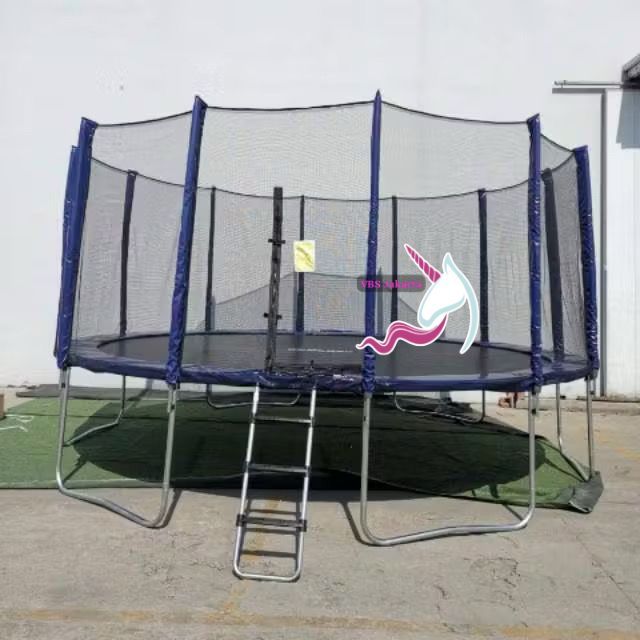 SUPER JUMBO TRAMPOLIN KOLAM BOLA ANAK OLAHRAGA JUMPING BOUNCE BOUNCY KARET KOMEDI PUTAR PLAYGROUND A