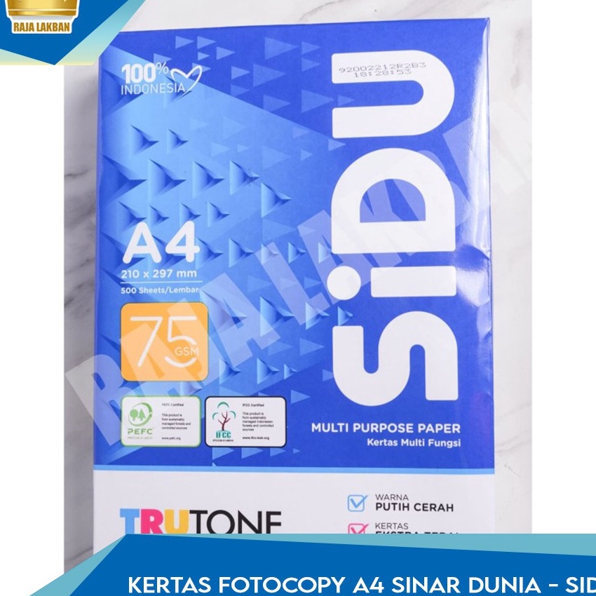 

Bonus Kes Fotocopy Kes HVS A4 75 gsm Sinar Dunia