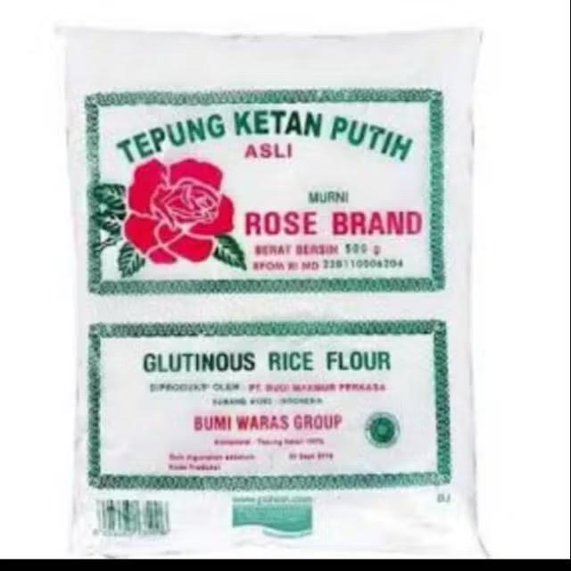 

Tepung Ketan Putih Rose Brand 500gr