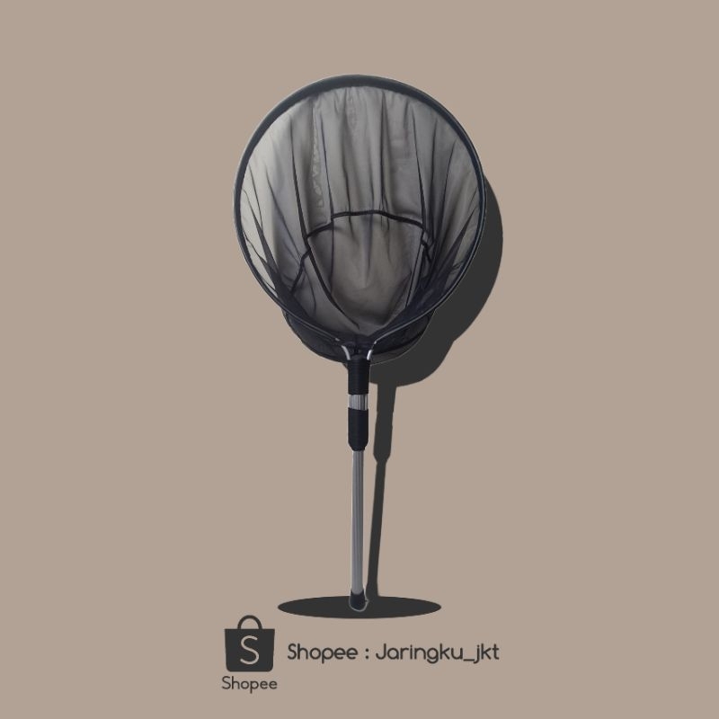 JARING HALUS SEROKAN KOLAM SESER ALUMINIUM IKAN BESAR UKURAN 50CM  KOTAK BULAT KUAT