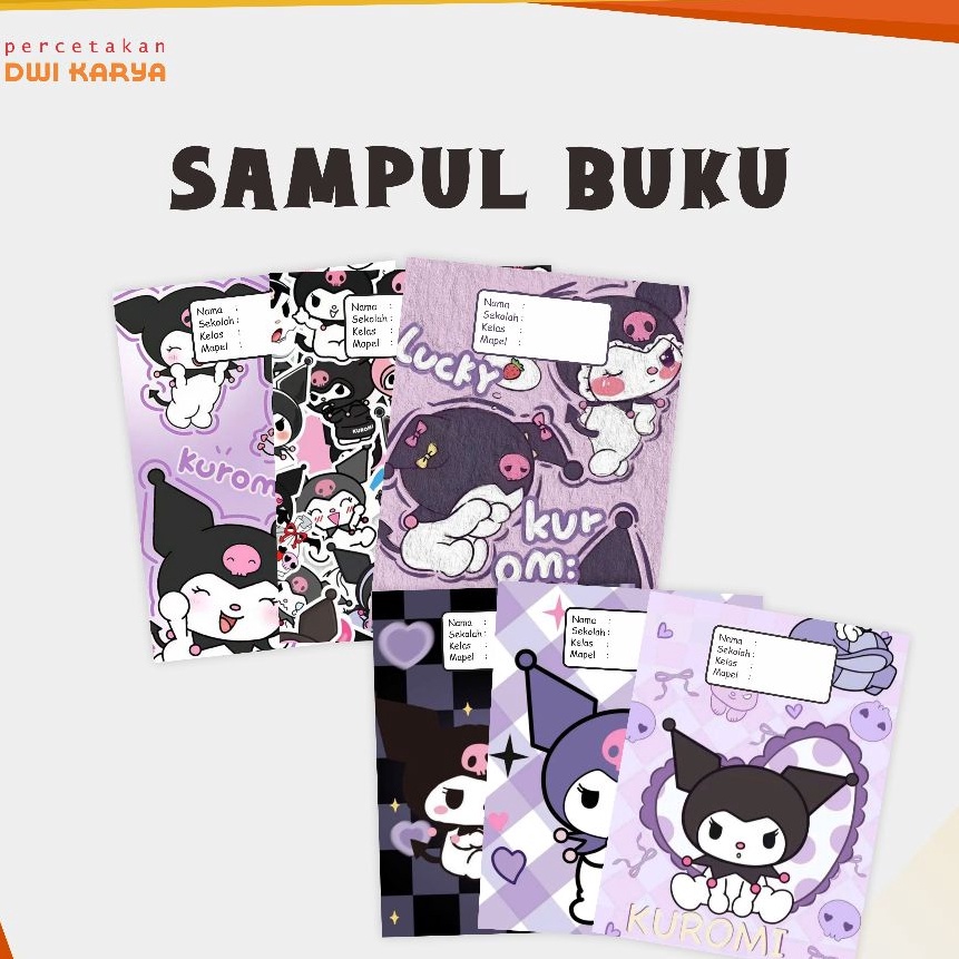 

FG2 SAMPUL BUKU KUROMI 6 LEMBAR SAMPUL BUKU AESTHETIC