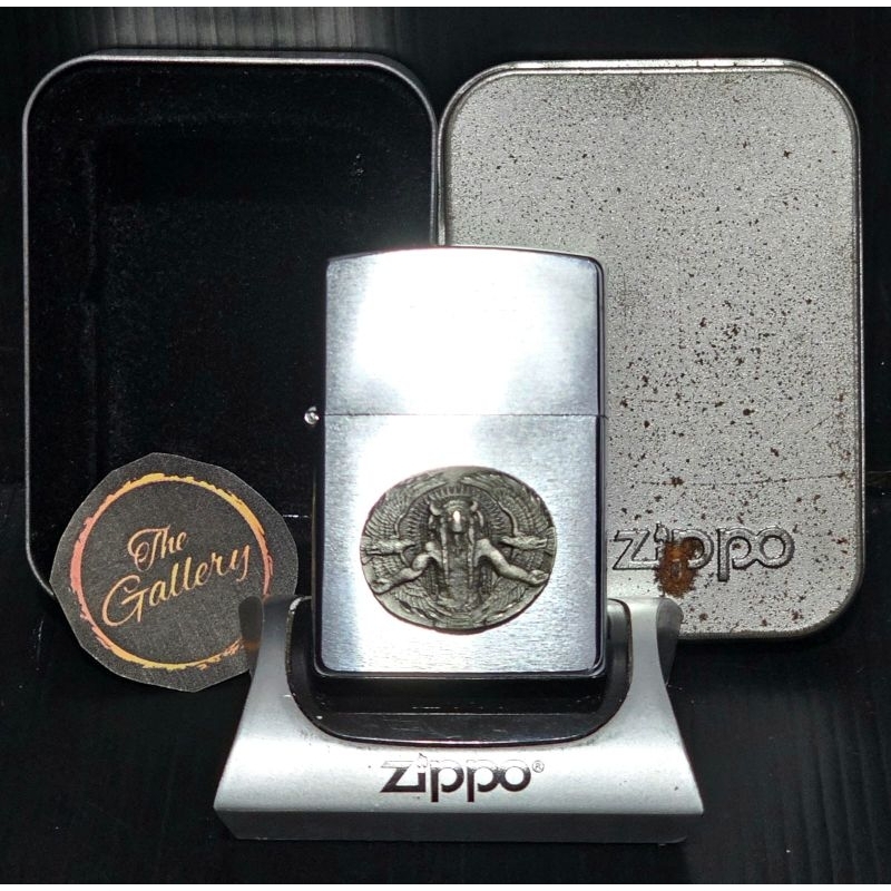 ⭐️⭐️⭐️⭐️⭐️ ORIGINAL ZIPPO INDIAN SERIES MEDICINE MAN TAHUN 2002