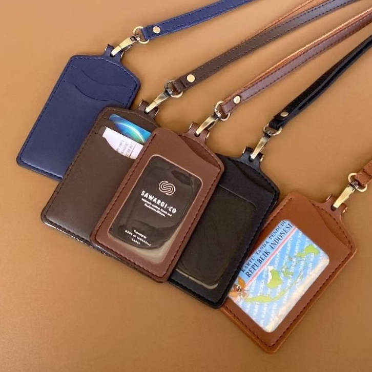 

Stock Banyak ID Card Holder Kulit Name Tag Holdrr Kulit by Sawargico Litga