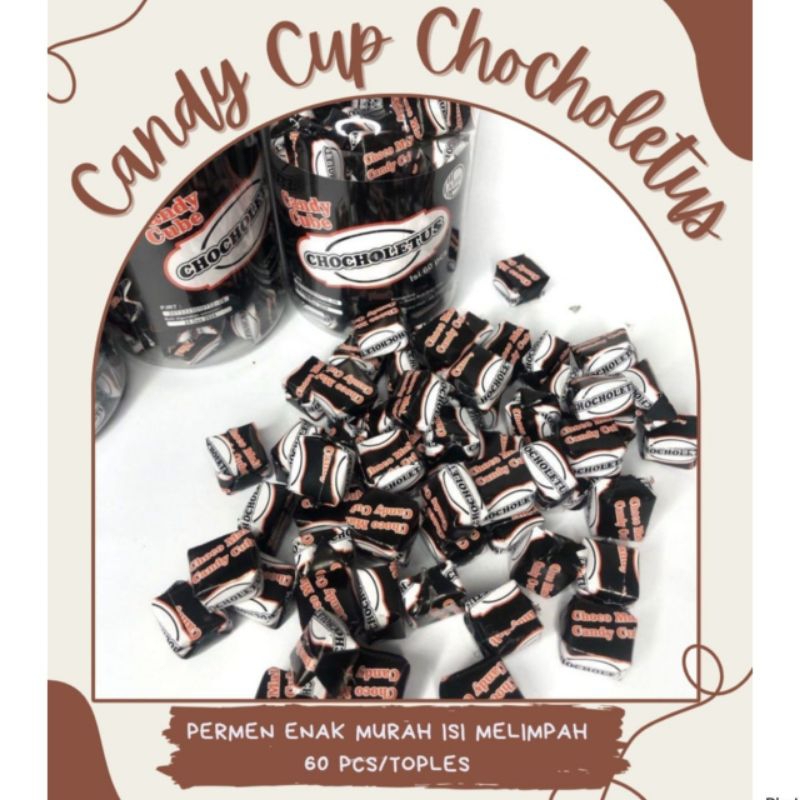 

CANDY CUBE CHOCHOLOTUS || 1 TOPLES ISI 60 PCS || PERMEN ENAK MURAH ISI MELIMPAH