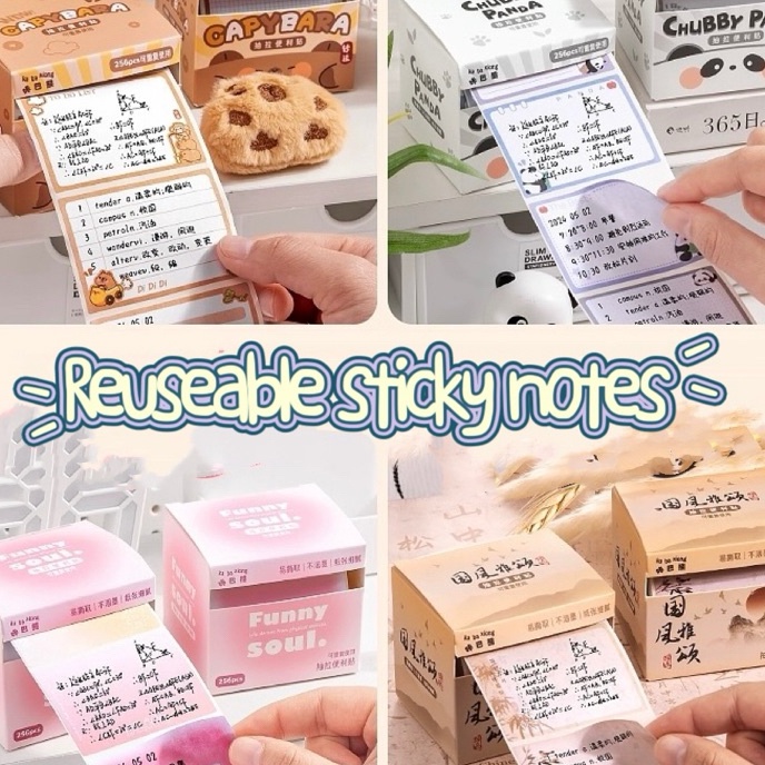 

FG2 pull out sticky note cute desn cabynara sticker note reminders kes tempel catatan