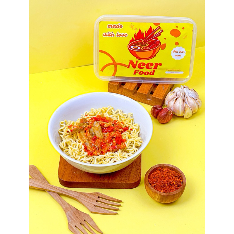 

Neer Food - Mie Ikan Laut Cumi ring pedas