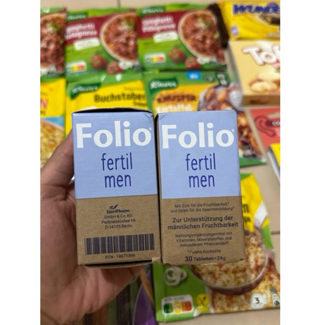 FOLIO MEN ORI JERMAN / Pil kesuburan Pria