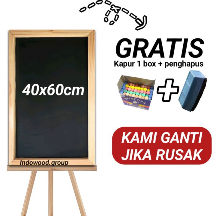 

READY GAN Papan Tulis Kapur 4x6cm Standing