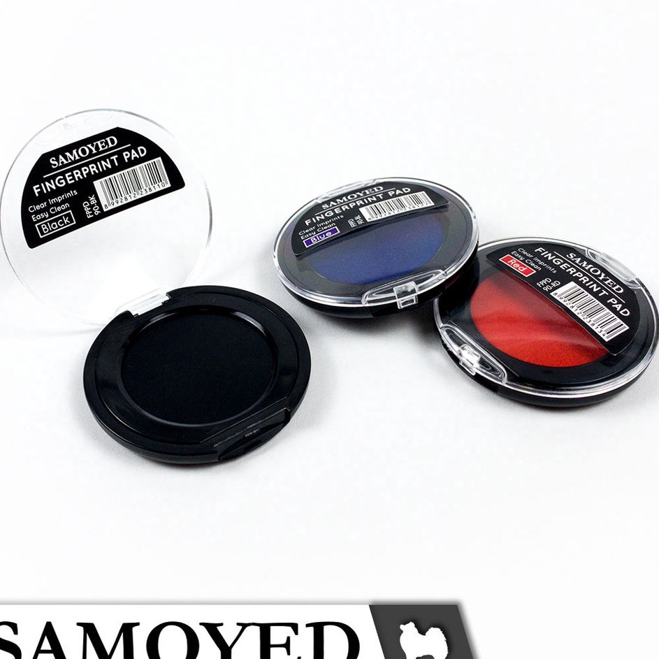 

PALING DIMINATI Bantalan Bak Tinta Stempel Cap Sidik Jari Jempol Fingerprint Pad Samoyed FPPD9