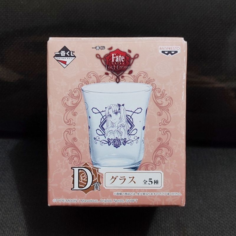 Ichiban Kuji Gelas Kaca Fate Extra Lost Encore MIB Original Jepang