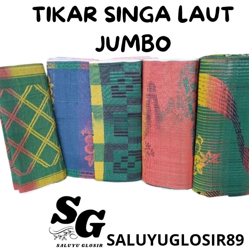 Tikar Singa Laut Jumbo Ukuran 300×200 Bahan Plastik Sintetis