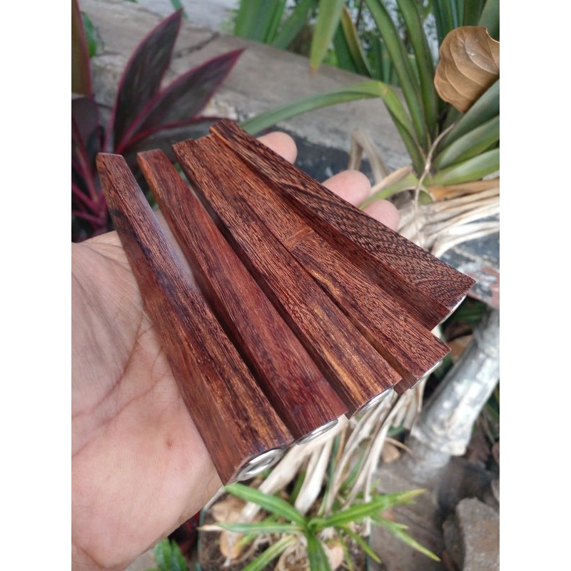 ONCE GALIH ASEM KOTAK/ONCE GALIH ASEM ASLI/PIPA ONCE KAYU GALIH ASEM MODEL UNIK KOTAK 12CM