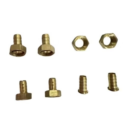 Sambungan Selang Standard Kran Kompresor Hato 1/4” x 8mm / Nepel Kopling Standard Hato Kuningan 1/4”