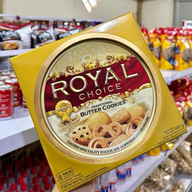 

TERMURAH Royal Choice Butter Cookies 480gr