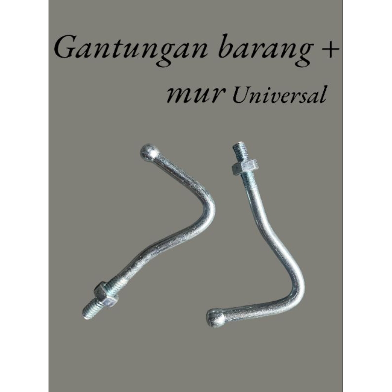 Gantungan Barang Motor / Cantolan Besi Supra Kharisma Jupiter Z Vega Mx Revo Blade Fit New Fizr Gran