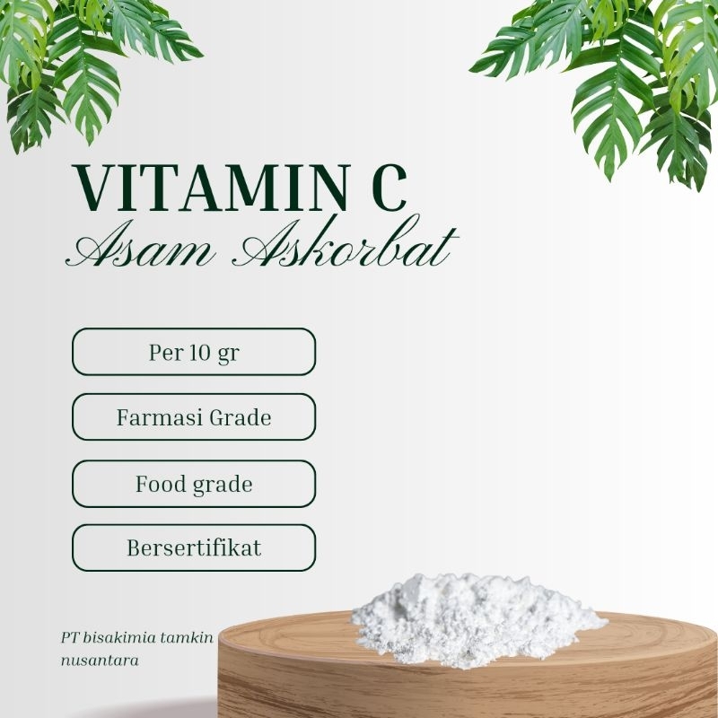 vitamin C - Asam Askorbat - Ascorbic Acid food Grade USP Grade