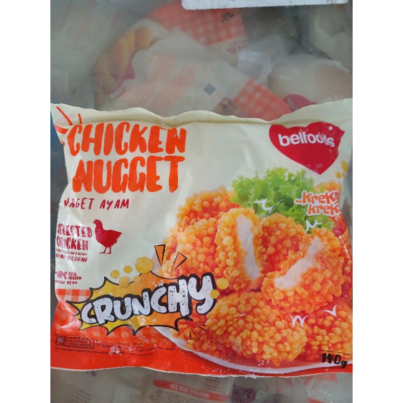 

nugget ayam belfoods crunchy 140gr