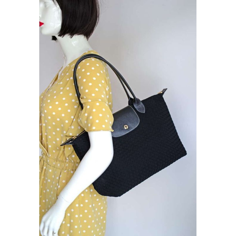 Linette lamarie/ tas bahu anyam/ shoulder bag wanita