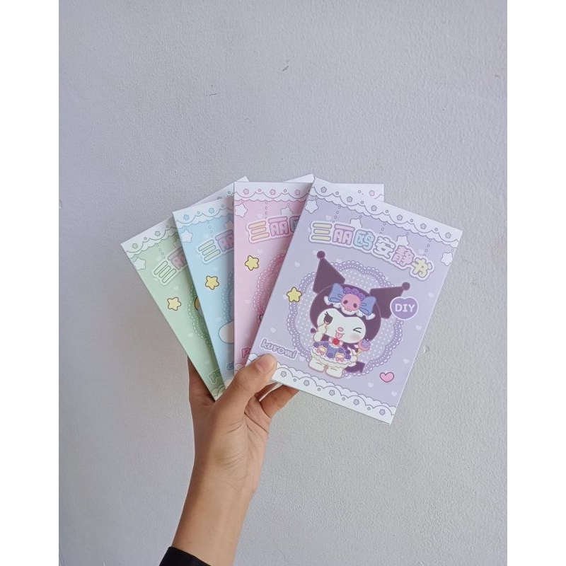

buku box sticker buku buku tulis buku Sanrio note box