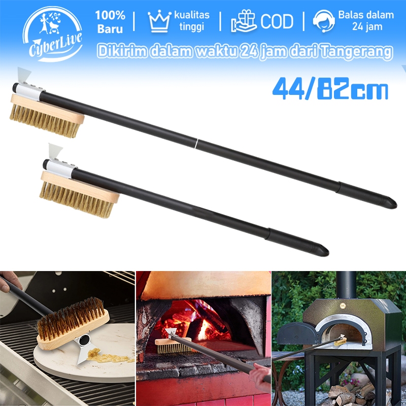 44cm 82cm Sikat Oven Pizza Gagang Panjang Long Handle Pizza Oven Brush