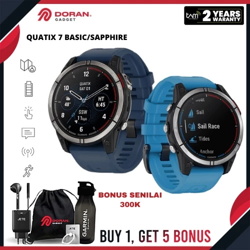 Jam Tangan Garmin Quatix 7 Standard / Sapphire Edition - SECOND