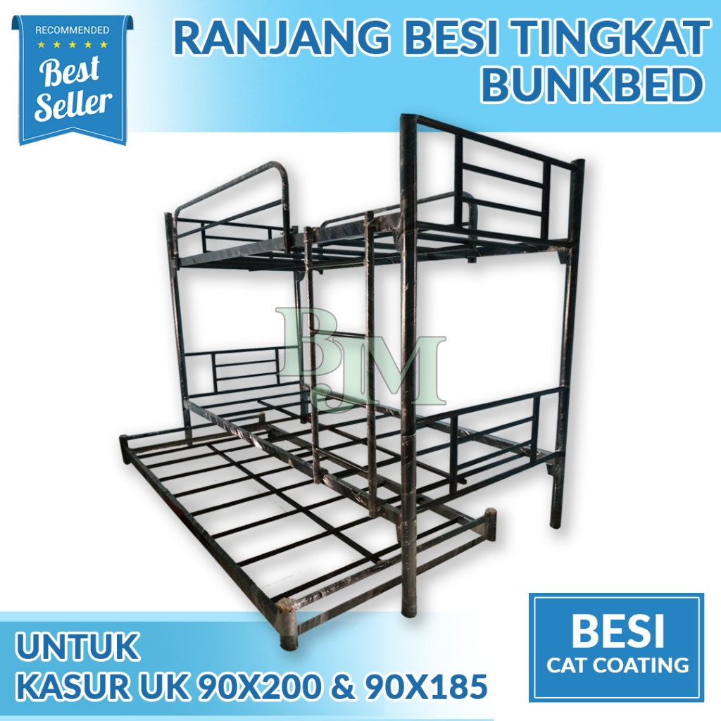 RANJANG SUSUN BESI DAN SORONG RANJANG 3 TINGKAT