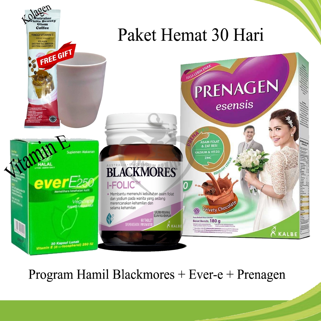 Blackmores I-Folic 60'S Suplemen Kehamilan Asam Folat Promil