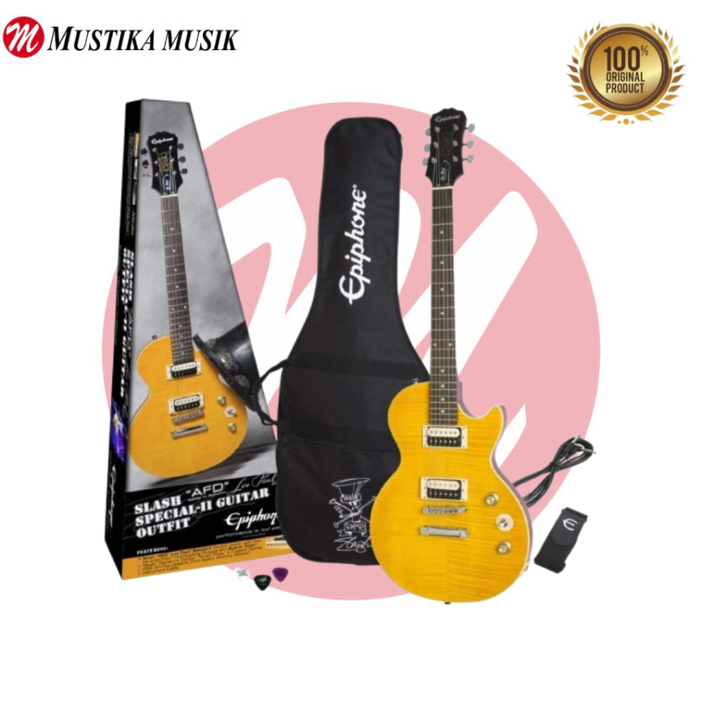 Gitar Elektrik E.G. EPIPHONE ENA2AANH3 Slash Appetite Les Paul Special-II w/Bag Appetite