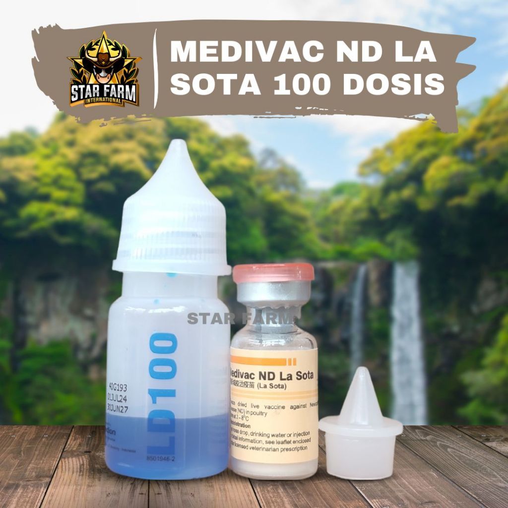 Vaksin ND La Sota 100 Dosis Mencegah Tetelo Pada Unggas