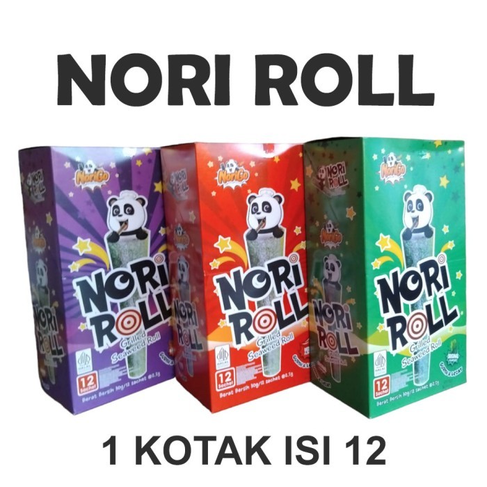 

1 Pak Norigo NoriRoll Rumput Laut Isi 12 Pcs x 2,5 Gr ( Varian Rasa )