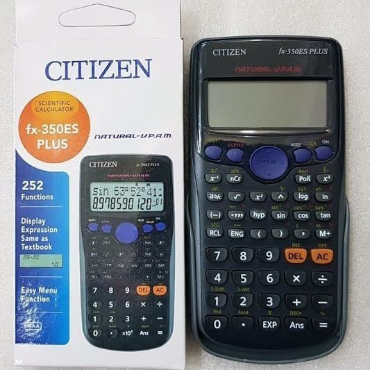 

Kalkulator Scientific Citizen FX 350ES PLUS 12 DIGIT / KALKULATOR SEKOLAH