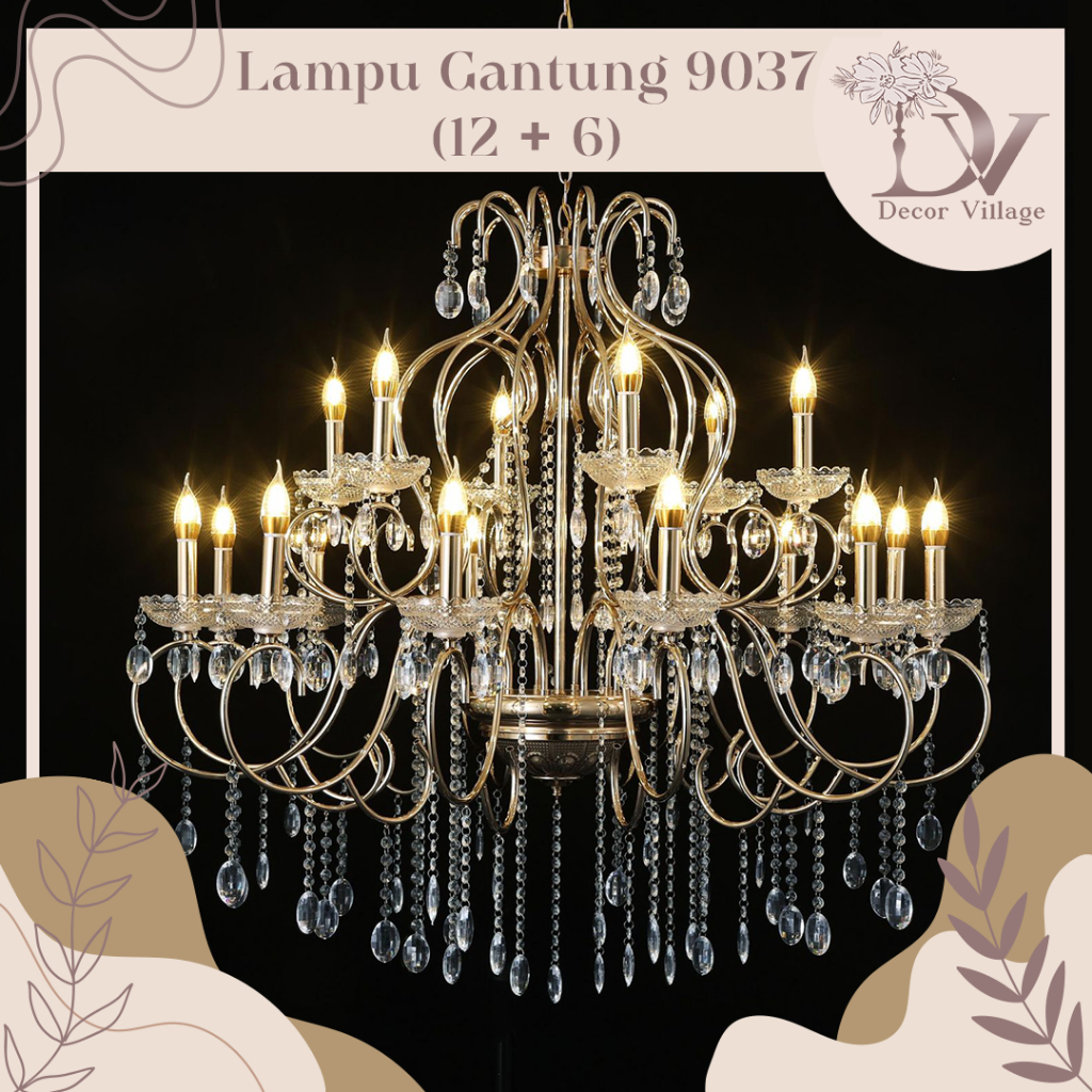 Lampu Gantung Besar/Lampu Gantung Metal/Lampu Dekorasi/Lampu Pernikahan/Lampu Pesta/Lampu Gantung Me