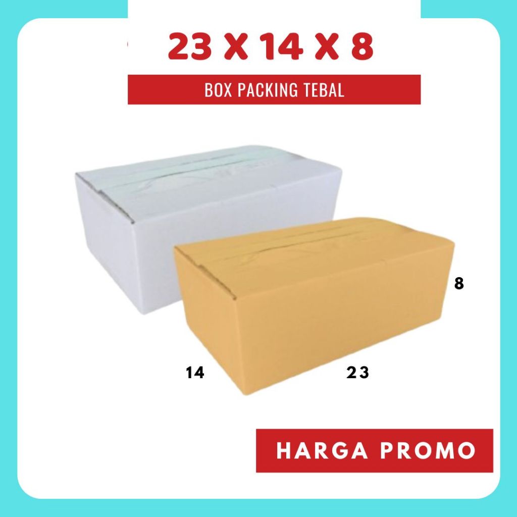 

Box A1 23x14x8 Packing Dus Karton Kardus Kotak Kemasan Sparepart Assesoris