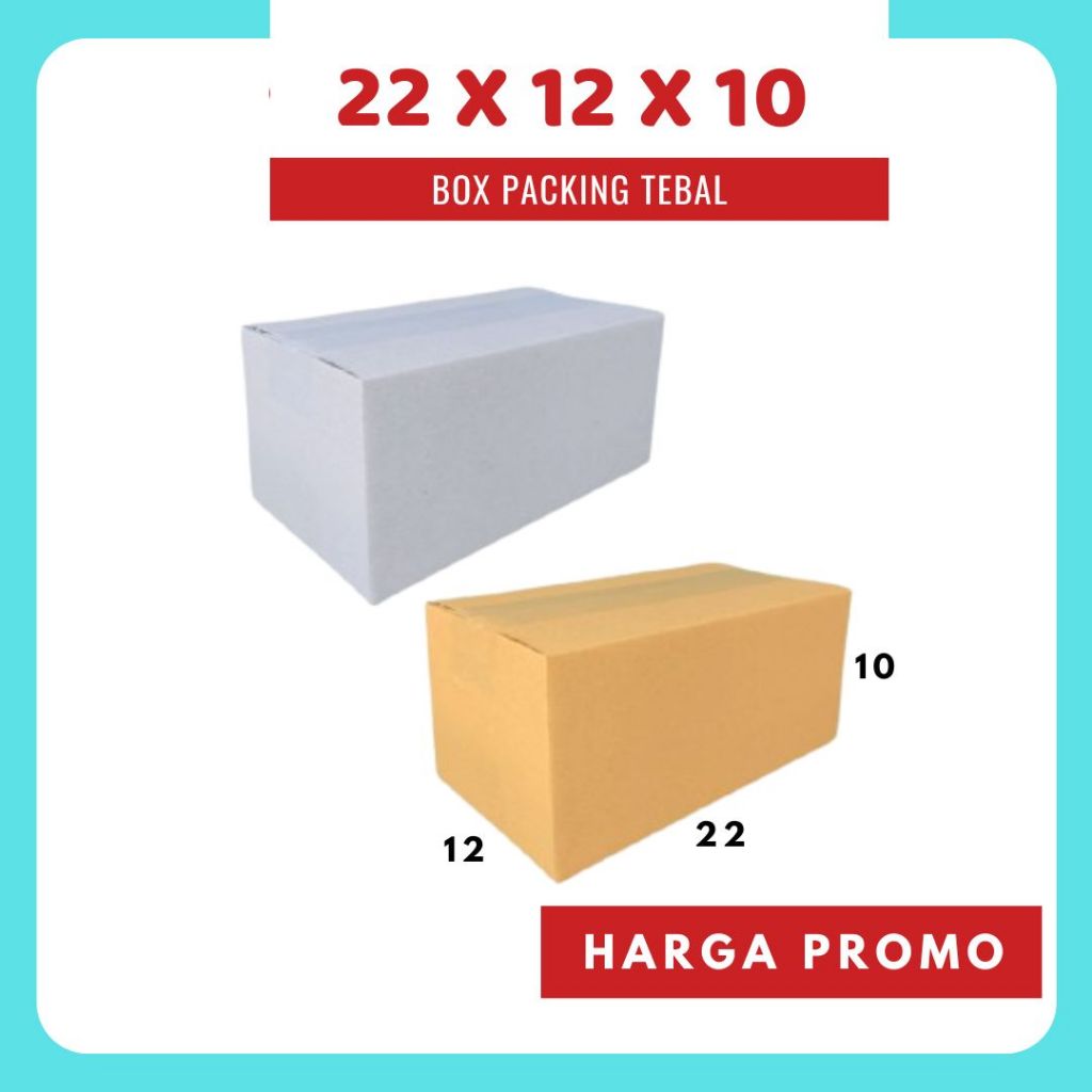 

Box Packing 22x12x10 Kardus A1 Karton Dus Kotak Kemasan Sparepart Jamu Madu Assesoris