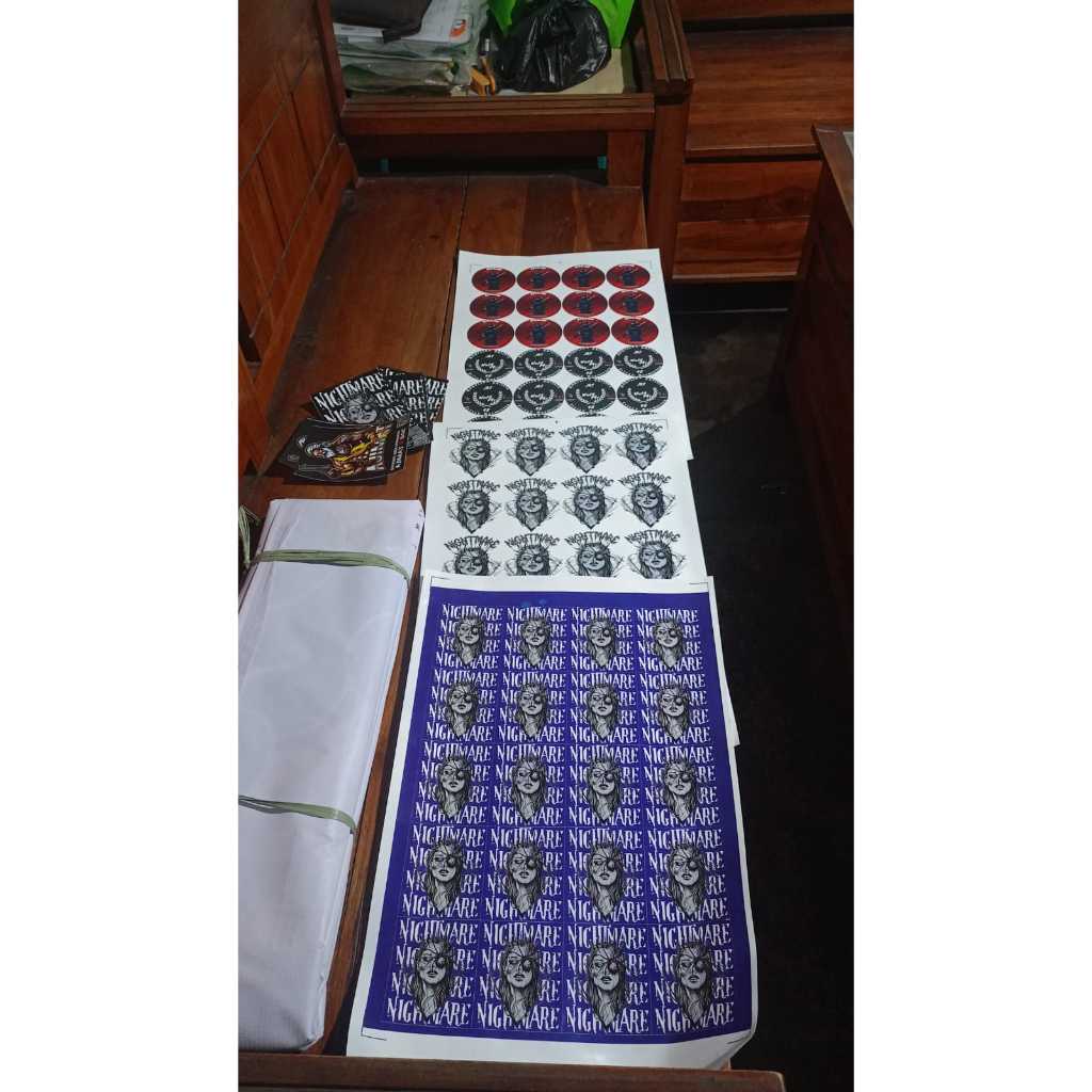 

Stiker Vinyl Custom dan siap cutting