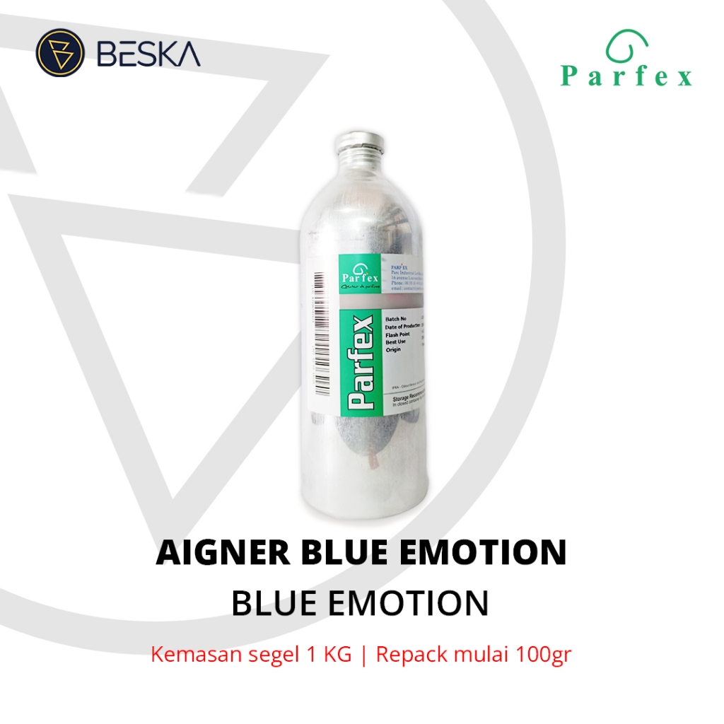 BLUE EMOTION PARFEX REPACK BIBIT PARFUM MURNI - BESKA GROSIR