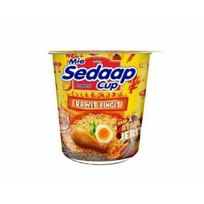 

Mie Sedaap Cup Rawit Bingit Rasa Ayam Jerit